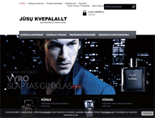 Tablet Screenshot of jusukvepalai.lt